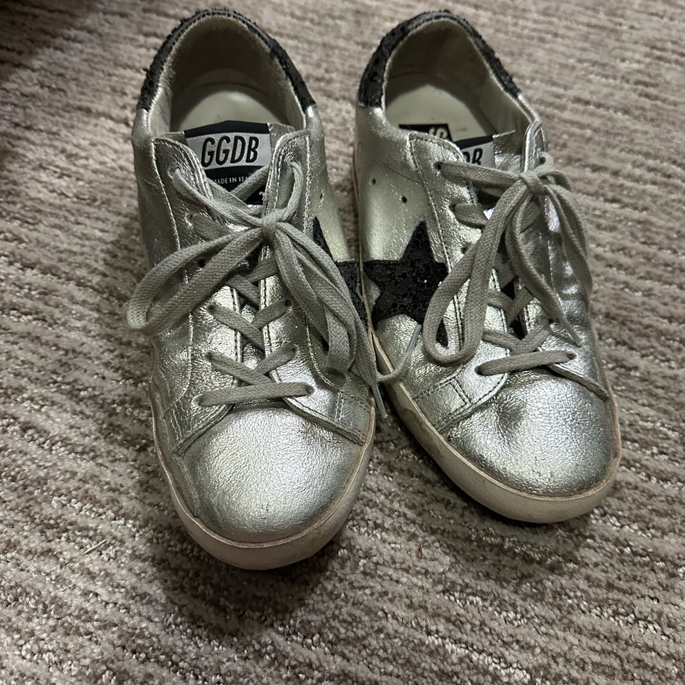 Golden Goose Silver Sneaker